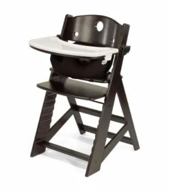 Keekaroo Height Right High Chair & Infant Insert - Espresso/Chocolate