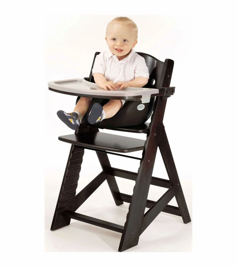 Keekaroo Height Right High Chair & Infant Insert - Espresso/Chocolate 5 Keekaroo Height Right High Chair & Infant Insert - Espresso/Chocolate - Image 3