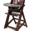 Keekaroo Height Right High Chair & Infant Insert - Mahogany / Black 1 Keekaroo Height Right High Chair & Infant Insert - Mahogany / Black -Little Unicorn Store keekaroo height right high chair infant insert mahogany black 109