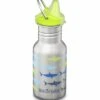 Klean Kanteen Kid Classic Sippy Water Bottle, 12 Oz - Sharks -Little Unicorn Store klean kanteen kid classic sippy water bottle 12 oz sharks 111