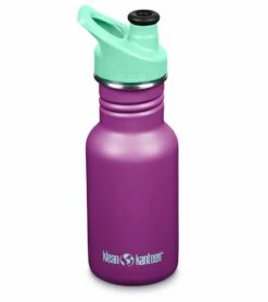 Klean Kanteen Kid Classic Sport Bottle, 12 Oz - Sparkling Grape