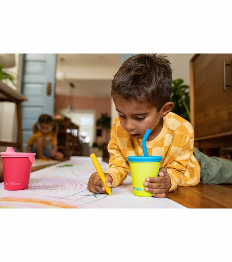Klean Kanteen Kid Cup With Straw Lid, 10oz - Juicy Pear 4 Klean Kanteen Kid Cup With Straw Lid, 10oz - Juicy Pear - Image 2