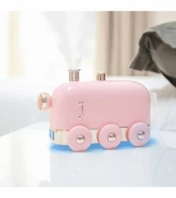 Kubbick Trozk Mini Train Humidifier - Pink -Little Unicorn Store kubbick trozk mini train humidifier pink 105