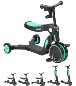Larktale Scoobi 5-in-1 Convertible Scooter - Biscay Green