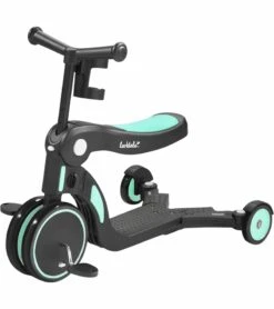 Larktale Scoobi 5-in-1 Convertible Scooter - Biscay Green -Little Unicorn Store larktale scoobi 5 in 1 convertible scooter biscay green 199