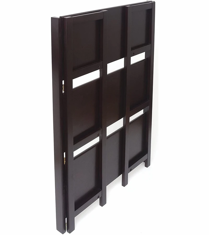 Lipper International Kids 3-Shelf Folding Bookcase - Espresso 6 Lipper International Kids 3-Shelf Folding Bookcase - Espresso - Image 4