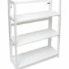 Lipper International Kids 3-Shelf Folding Bookcase - White -Little Unicorn Store lipper international kids 3 shelf folding bookcase white 124
