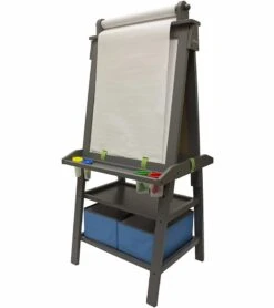 Little Partners Deluxe Art Easel Center - Earl Grey -Little Unicorn Store little partners deluxe art easel center earl grey 119