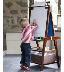 Little Partners Deluxe Learn 'N Play Art Center Easel - Espresso -Little Unicorn Store little partners deluxe learn n play art center easel espresso 104