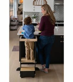 Little Partners Explore N Store Learning Tower - Charcoal / Natural Platform 14 Little Partners Explore N Store Learning Tower - Charcoal / Natural Platform -Little Unicorn Store little partners explore n store learning tower charcoal natural platform 165