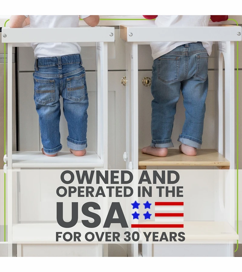 Little Partners Explore N Store Learning Tower - Charcoal / Natural Platform 9 Little Partners Explore N Store Learning Tower - Charcoal / Natural Platform - Image 7