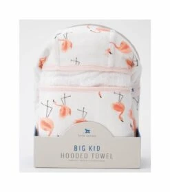 Little Unicorn Cotton Big Kid Hooded Towel - Pink Ladies -Little Unicorn Store little unicorn cotton big kid hooded towel pink ladies 114