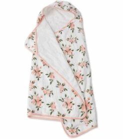 Little Unicorn Cotton Big Kid Hooded Towel - Watercolor