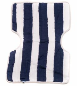 Little Unicorn Cotton Burp Cloth - Navy Stripe