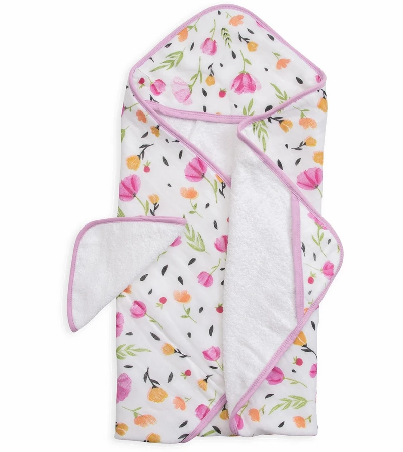 Little Unicorn Cotton Hooded Towel & Washcloth - Berry & Bloom 3 Little Unicorn Cotton Hooded Towel & Washcloth - Berry & Bloom