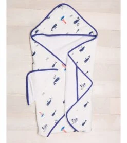 Little Unicorn Cotton Hooded Towel & Washcloth - Nautical Harbor 6 Little Unicorn Cotton Hooded Towel & Washcloth - Nautical Harbor -Little Unicorn Store little unicorn cotton hooded towel washcloth nautical harbor 143