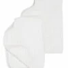 Little Unicorn Cotton Muslin Burp Cloth 2 Pack - White -Little Unicorn Store little unicorn cotton muslin burp cloth 2 pack white 91