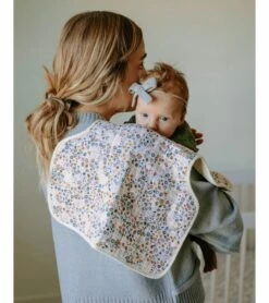 Little Unicorn Cotton Muslin Burp Cloth - Pressed Petals -Little Unicorn Store little unicorn cotton muslin burp cloth pressed petals 92