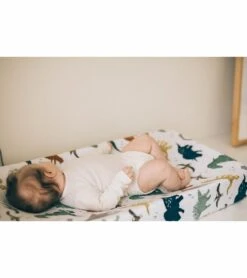 Little Unicorn Cotton Muslin Changing Pad Cover - Dino Friends 11 Little Unicorn Cotton Muslin Changing Pad Cover - Dino Friends -Little Unicorn Store little unicorn cotton muslin changing pad cover dino friends 123