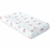 Little Unicorn Cotton Muslin Changing Pad Cover - Fox -Little Unicorn Store little unicorn cotton muslin changing pad cover fox 130