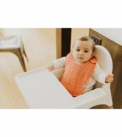 Little Unicorn Cotton Muslin Classic Bib 3 Pack - Rose Petal -Little Unicorn Store little unicorn cotton muslin classic bib 3 pack rose petal 136