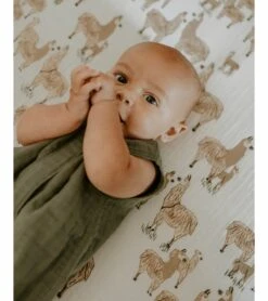 Little Unicorn Cotton Muslin Sleep Bag, Medium - Fern -Little Unicorn Store little unicorn cotton muslin sleep bag medium fern 148