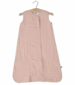 Little Unicorn Cotton Muslin Sleep Bag Medium - Rose Petal