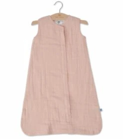 Little Unicorn Cotton Muslin Sleep Bag Small - Rose Petal