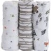 Little Unicorn Cotton Muslin Swaddle 3-pack - Forest Friends -Little Unicorn Store little unicorn cotton muslin swaddle 3 pack forest friends 252