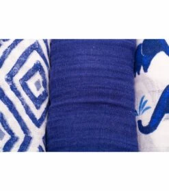 Little Unicorn Cotton Muslin Swaddle 3-Pack - Indie Elephant -Little Unicorn Store little unicorn cotton muslin swaddle 3 pack indie elephant 234