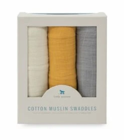 Little Unicorn Cotton Muslin Swaddle 3 Pack - Mustard Set -Little Unicorn Store little unicorn cotton muslin swaddle 3 pack mustard set 133