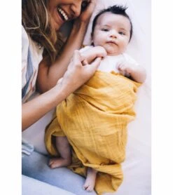 Little Unicorn Cotton Muslin Swaddle 3 Pack - Mustard Set -Little Unicorn Store little unicorn cotton muslin swaddle 3 pack mustard set 135