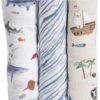 Little Unicorn Cotton Muslin Swaddle 3-Pack - Shark 2 Little Unicorn Cotton Muslin Swaddle 3-Pack - Shark -Little Unicorn Store little unicorn cotton muslin swaddle 3 pack shark 268
