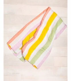 Little Unicorn Cotton Muslin Swaddle - Cabana Stripe -Little Unicorn Store little unicorn cotton muslin swaddle cabana stripe 127