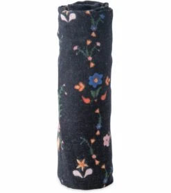 Little Unicorn Cotton Muslin Swaddle - Floral Stitch