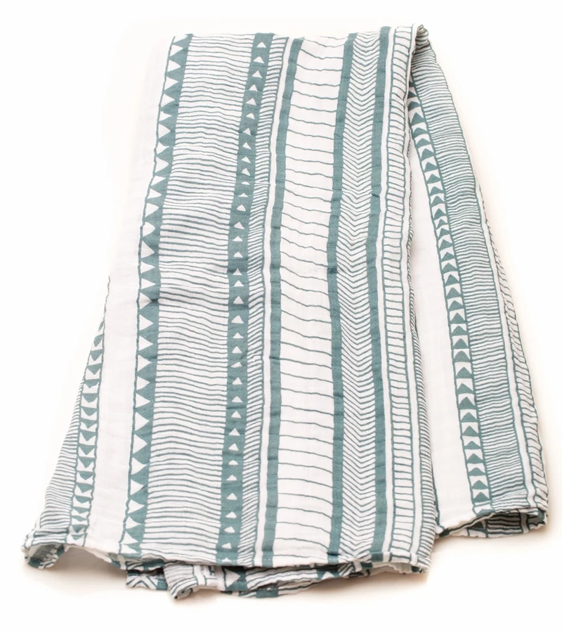 Little Unicorn Cotton Muslin Swaddle - Santa Fe 4 Little Unicorn Cotton Muslin Swaddle - Santa Fe - Image 2