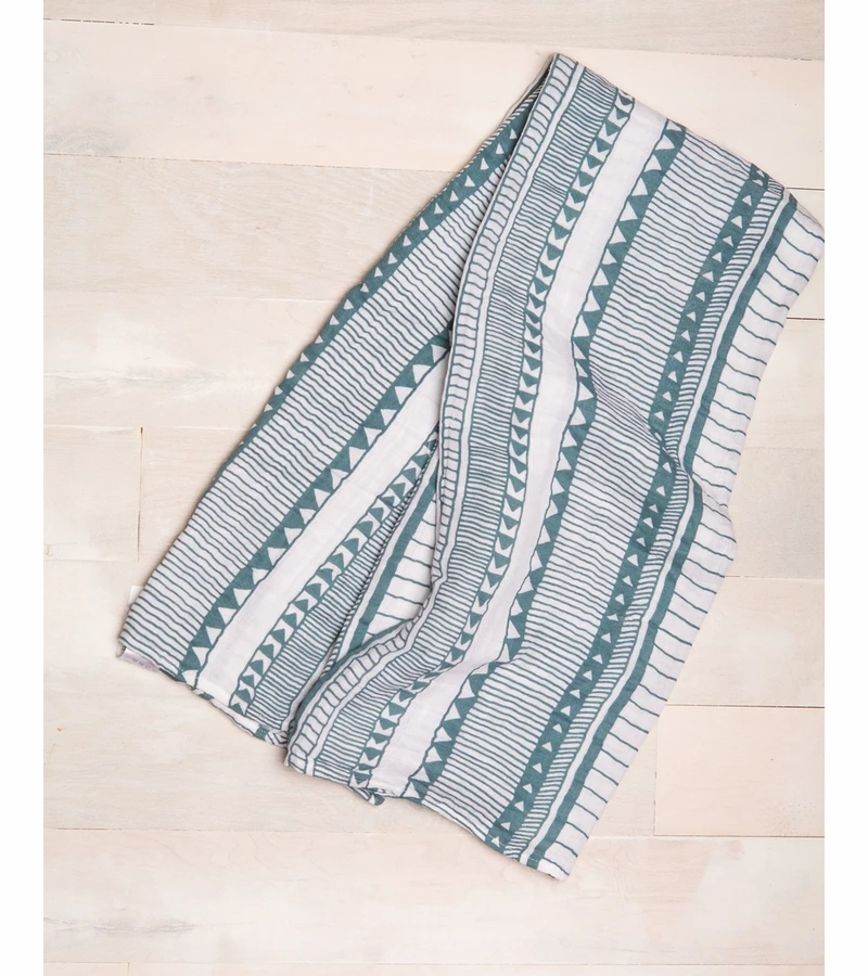 Little Unicorn Cotton Muslin Swaddle - Santa Fe 5 Little Unicorn Cotton Muslin Swaddle - Santa Fe - Image 3