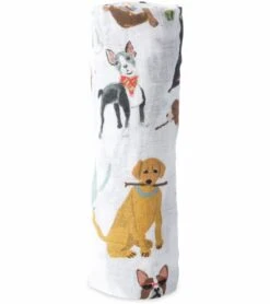 Little Unicorn Cotton Muslin Swaddle - Woof