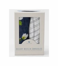 Little Unicorn Deluxe Muslin Swaddle 2 Pack White Anemone 11 Little Unicorn Deluxe Muslin Swaddle 2 Pack White Anemone -Little Unicorn Store little unicorn deluxe muslin swaddle 2 pack white anemone 136
