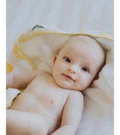 Little Unicorn Infant Hooded Towel - Lemon -Little Unicorn Store little unicorn infant hooded towel lemon 95