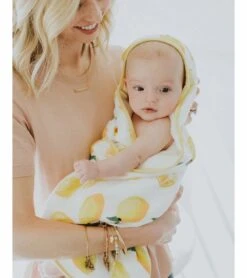 Little Unicorn Infant Hooded Towel - Lemon -Little Unicorn Store little unicorn infant hooded towel lemon 96