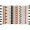 Lorena Canals Azteca Rug - Natural/Terracota (4' 8" X 6' 7") -Little Unicorn Store lorena canals azteca rug natural terracota 4 8 x 6 7 245