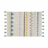 Lorena Canals Azteca Rug - Natural/Vintage Blue (4' X 5' 3")