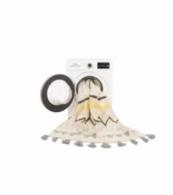 Lorena Canals Azteca Rug - Natural/Vintage Blue (4' X 5' 3") 11 Lorena Canals Azteca Rug - Natural/Vintage Blue (4' X 5' 3") -Little Unicorn Store lorena canals azteca rug natural vintage blue 4 x 5 3 162