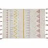 Lorena Canals Azteca Rug - Natural/Vintage Nude (4' 8" X 6' 7") -Little Unicorn Store lorena canals azteca rug natural vintage nude 4 8 x 6 7 186