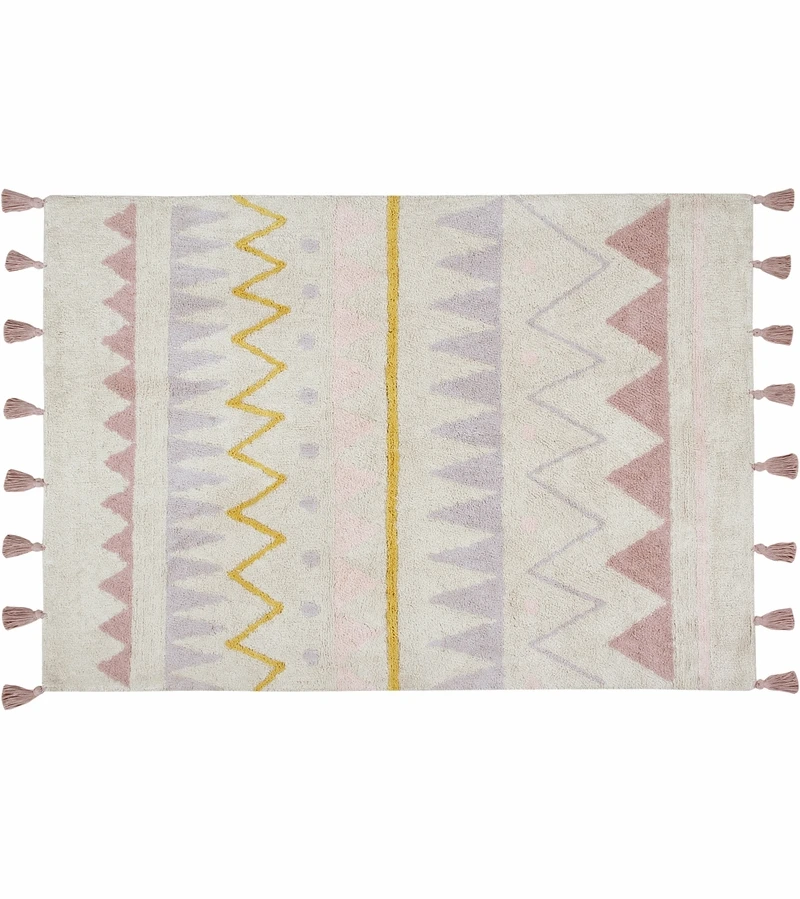 Lorena Canals Azteca Rug - Natural/Vintage Nude (4' 8" X 6' 7") 3 Lorena Canals Azteca Rug - Natural/Vintage Nude (4' 8" X 6' 7")