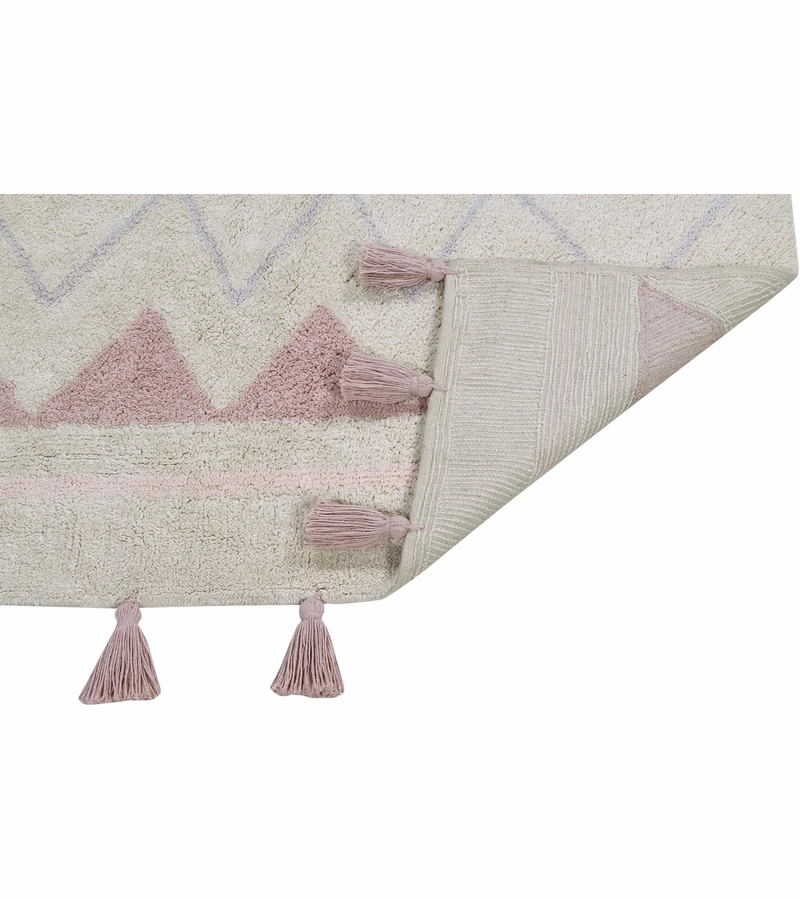 Lorena Canals Azteca Rug - Natural/Vintage Nude (4' 8" X 6' 7") 4 Lorena Canals Azteca Rug - Natural/Vintage Nude (4' 8" X 6' 7") - Image 2