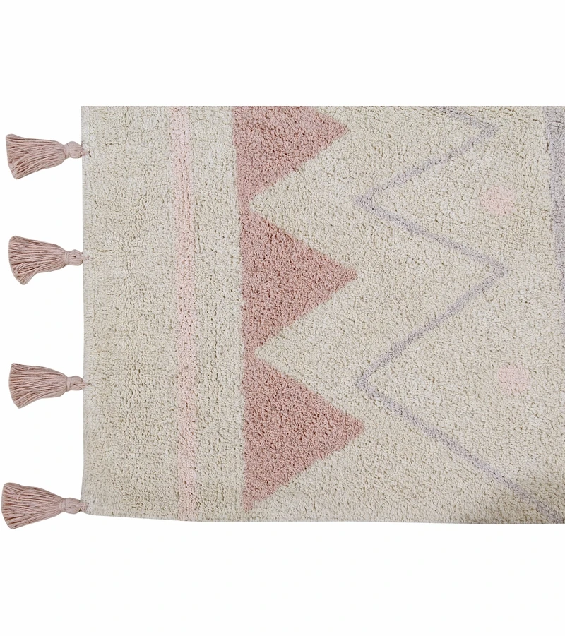 Lorena Canals Azteca Rug - Natural/Vintage Nude (4' 8" X 6' 7") 5 Lorena Canals Azteca Rug - Natural/Vintage Nude (4' 8" X 6' 7") - Image 3
