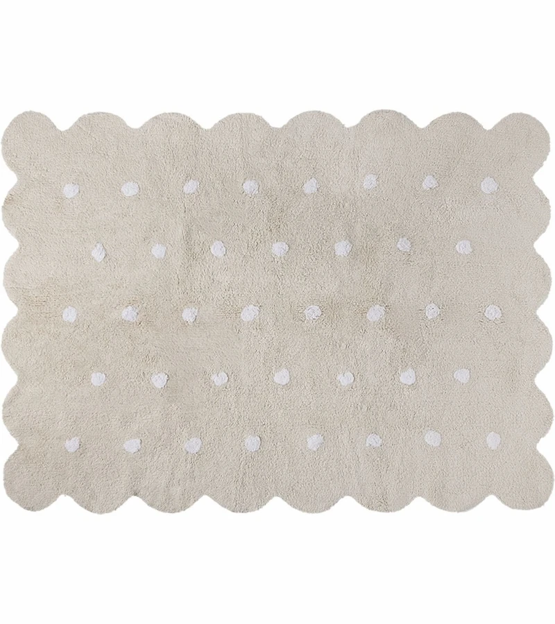 Lorena Canals Biscuit Rug - Beige (4' X 5' 3") 3 Lorena Canals Biscuit Rug - Beige (4' X 5' 3")