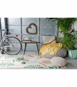 Lorena Canals Botanic Plants Rug (4' 7'' X 6' 7'') -Little Unicorn Store lorena canals botanic plants rug 4 7 x 6 7 203